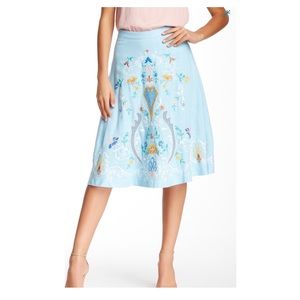 Champagne & Strawberry Skirt Embroidery Size Lg